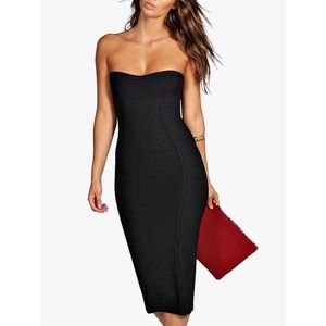 ✨HOST PICK✨ Gia Bandeau Bandage Midi Bodycon Dress